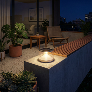 Solar Garden Lamp – Stainless Steel LED Outdoor Solar Light with Long Lasting Battery