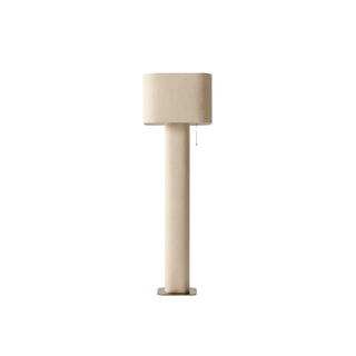 Fabric Floor Lamp – Modern Metal Wabi Sabi Lamp with Soft LED Lighting