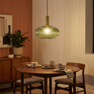Smoked Glass Pendant Light – Nordic Pendant Light for Dining Room Lighting