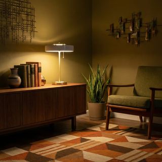 Artisanal Bedside Lamp – Sculptural Lamp Design with Adjustable LED Lighting
