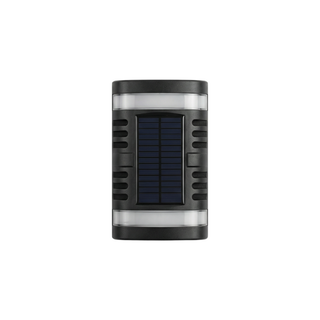 Outdoor Wall Lamp – Black Aluminum Terrace Wall Light with Warm LED Garden Lighting