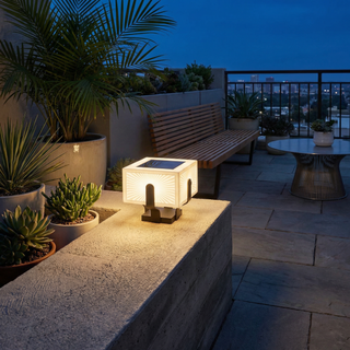 Solar Garden Light – Stainless Steel Lamp | Outdoor Solar Light | Easy Install