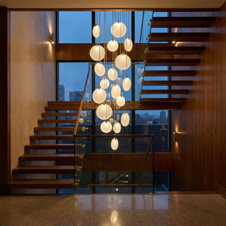 Suspension LED acrylique – Luminaire suspendu moderne pour éclairage de salon