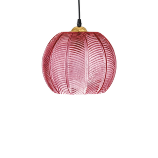 Botanical Pendant Lamp – Modern Glass Lamp With Green Leaf Pendant & Ambient Light