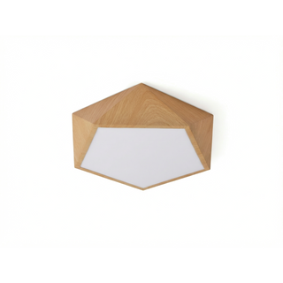 Modern Ceiling Light - Wood Effect LED Lamp | Energy Efficient Lighting Fixture