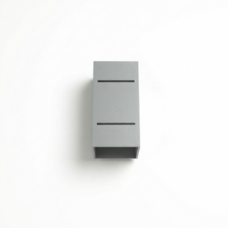 Modern Outdoor LED Wall Lamp – Grey Aluminum Wall Light | Energy Efficient Outdoor Lighting