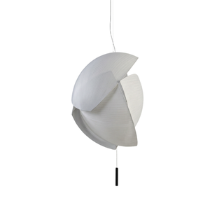 LED Fabric Pendant Light – Modern White Fabric Lampshade | Living Room Lighting