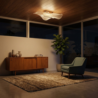 Futuristic Rings Lamp – Modern LED Ceiling Light With Adjustable Brightness