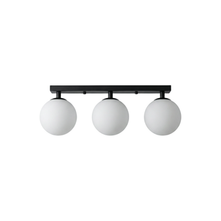 Clean Ceiling Light – Modern Three Point Lighting | Sleek Glass Stone Fixture