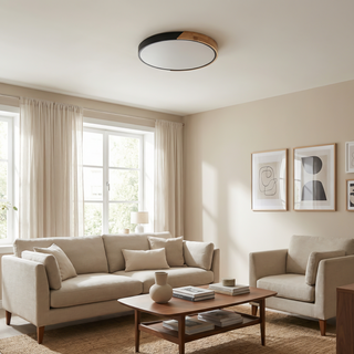 Modern Ceiling Light – Round Adjustable Lamp | Dimmable LED Lighting Fixture