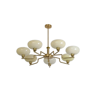 Modern Iron Chandelier – Stylish Ceiling Light with LED for Living Room Lighting