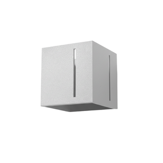 Modern Wall Light - Gray Aluminum Minimalist Wall Sconce for Ambient Lighting