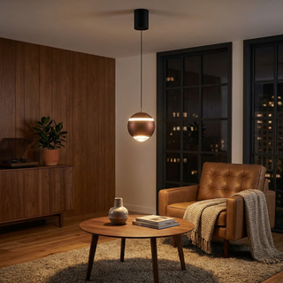 Multicolored Pendant Light – Chrome Finish Lighting With Adjustable Cord