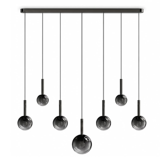 Modern Alloy Chandelier | Living Room Lighting - Remote Control & Easy Installation