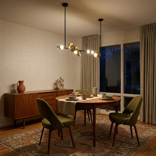 Two-Tone Pendant Lights – Modern Metal Pendant Lighting With Warm Ambient Light