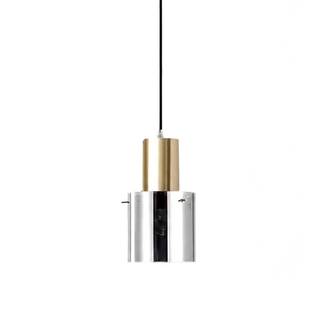 Pendant Lamp – Modern Glass Shade Pendant Light With Warm Ambient Lighting
