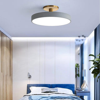 Semi-flush acrylic ceiling lamp, LED bedroom dining fixture