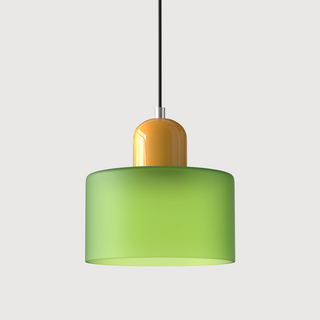 Suspension Bauhaus – Luminaire Moderne en Verre pour Îlot de Cuisine avec Culot E27