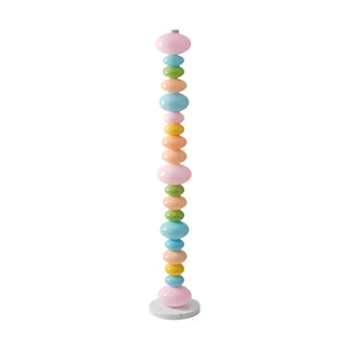 Colorful glass lamp side — rainbow unique warm glow