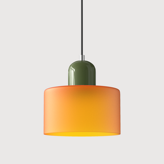 Bauhaus pendant with glass shade — modern E27 kitchen