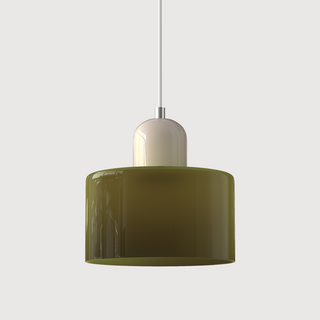 Suspension Bauhaus – Luminaire Moderne en Verre pour Îlot de Cuisine avec Culot E27