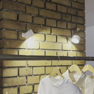 Applique murale LED rotative - Mini spot orientable moderne avec rotation à 360°