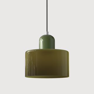 Modern Bauhaus glass kitchen lamp with E27 bulb base