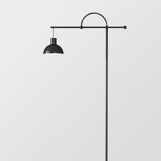 Modern black lamp side — metal minimalist dining warm