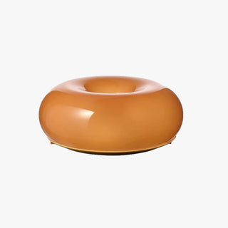 Donut cute orange lamp wide — glass LED dimmable