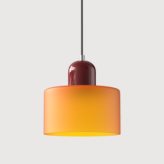 Modern Bauhaus pendant lamp — glass kitchen E27 fixture