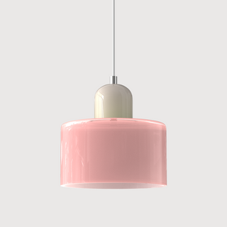 Suspension Bauhaus – Luminaire Moderne en Verre pour Îlot de Cuisine avec Culot E27