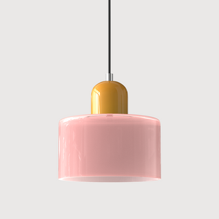 Suspension Bauhaus – Luminaire Moderne en Verre pour Îlot de Cuisine avec Culot E27