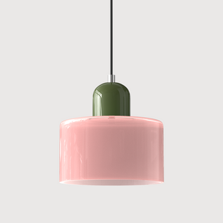 Suspension Bauhaus – Luminaire Moderne en Verre pour Îlot de Cuisine avec Culot E27