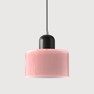 Suspension Bauhaus – Luminaire Moderne en Verre pour Îlot de Cuisine avec Culot E27