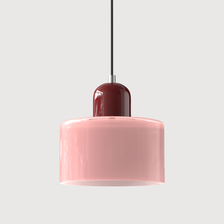 Suspension Bauhaus – Luminaire Moderne en Verre pour Îlot de Cuisine avec Culot E27
