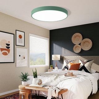 Plafonnier affleurant moderne – Luminaire LED rond | Éclairage de salle à manger minimaliste