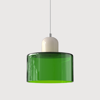 Suspension Bauhaus – Luminaire Moderne en Verre pour Îlot de Cuisine avec Culot E27