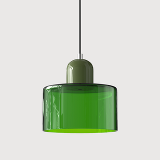 Suspension Bauhaus – Luminaire Moderne en Verre pour Îlot de Cuisine avec Culot E27