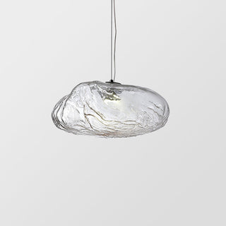Cloud form glass pendant lamp — decorative ceiling fixture