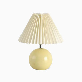 Rattan ceramic lamp detail — vintage Scandinavian LED