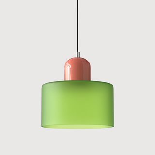 Suspension Bauhaus – Luminaire Moderne en Verre pour Îlot de Cuisine avec Culot E27