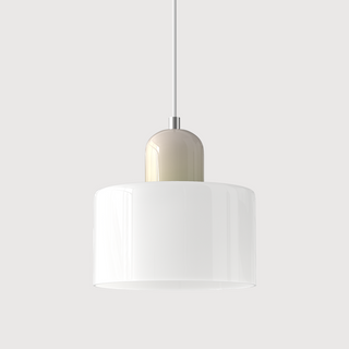 Suspension Bauhaus – Luminaire Moderne en Verre pour Îlot de Cuisine avec Culot E27