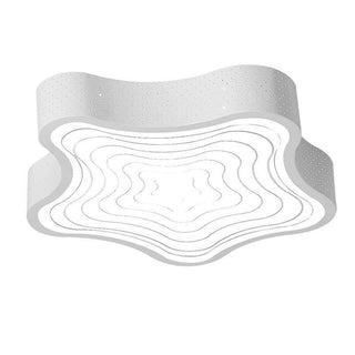 Star shape acrylic ceiling fixture – LED contemporary bedroom