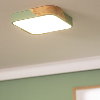 Rectangular ceiling light Nordic LED – flush mount glow