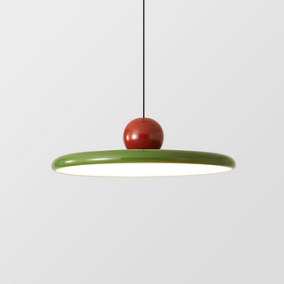 Metal pendant fixture — Scandinavian warm interior lighting