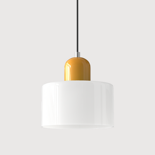Suspension Bauhaus – Luminaire Moderne en Verre pour Îlot de Cuisine avec Culot E27