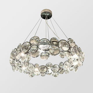 Modern crystal chandelier stainless steel mini pendant light