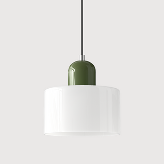 Suspension Bauhaus – Luminaire Moderne en Verre pour Îlot de Cuisine avec Culot E27
