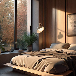 Modern eco-friendly LED pendant — metal glass ceiling fixture