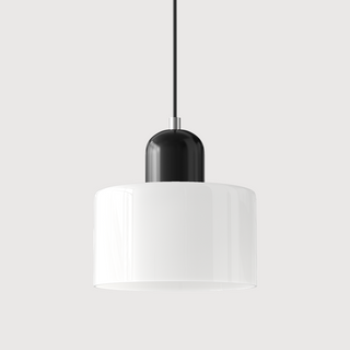 Suspension Bauhaus – Luminaire Moderne en Verre pour Îlot de Cuisine avec Culot E27